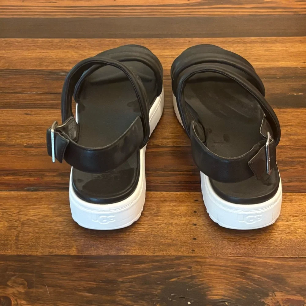 UGG Black Platform Sandals for Women - Picture 5 of 5